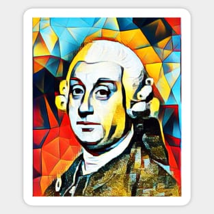 Percivall Pott Abstract Portrait | Percivall Pott Artwork 2 Sticker